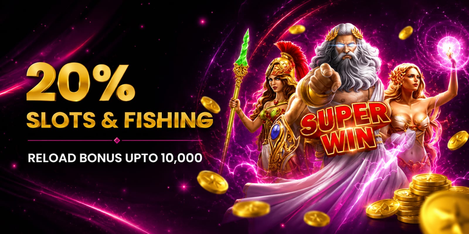 20% Slots Reload Bonus